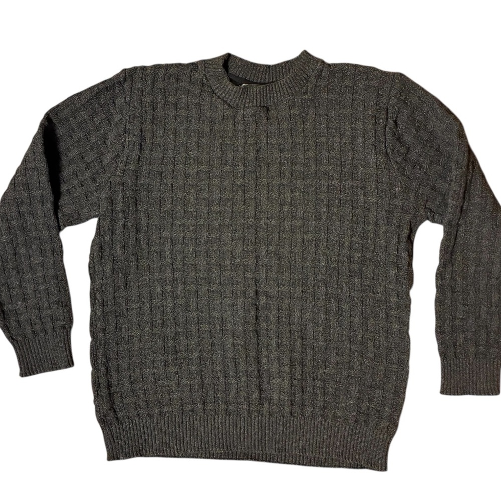 Oscar de la Renta Vintage 90s Men’s Pullover Crewneck Sweater Cotton Blend Large
